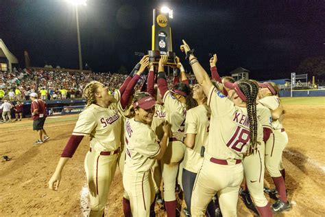 Florida state seminoles softball - Jun 7, 2023 · The Oklahoma Sooners softball team defeated the Florida State Seminoles 5-0 in Game 1 of the 2023 Women's College World Series championship series. News Sports Entertainment Opinion Email Us ... 